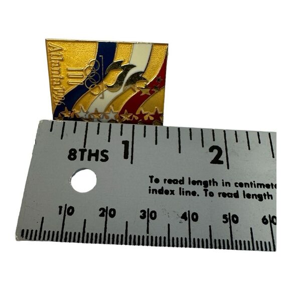 Vintage Atlanta 1996 Rectangle Olympic‎ Collectable Pin - Picture 4 of 4